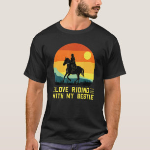 Camiseta Dono de Cavalo Melhor Amigo Montando Cavaleiro Vi