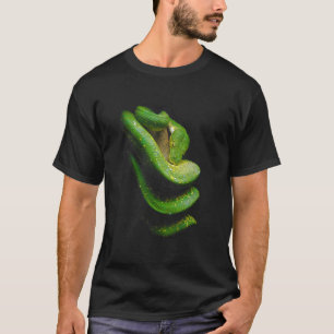 Camiseta Dono de Cobra Python de Árvore Verde Streetwear Ré