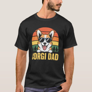 Camiseta Dono de Corgi Raça de Cachorro Dono de Animal Aman