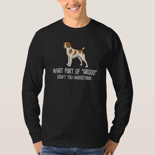 Camiseta Dono de Filhotes de Spaniel Bretão Francês (Frente)