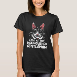 Camiseta Dono de Gato Cavalheiro Distinto Terno de Gato Big
