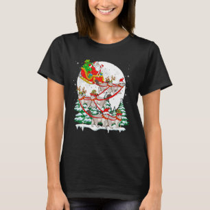 Camiseta Dono de Gato de Natal Papai Noel Trenó Rena Gatos