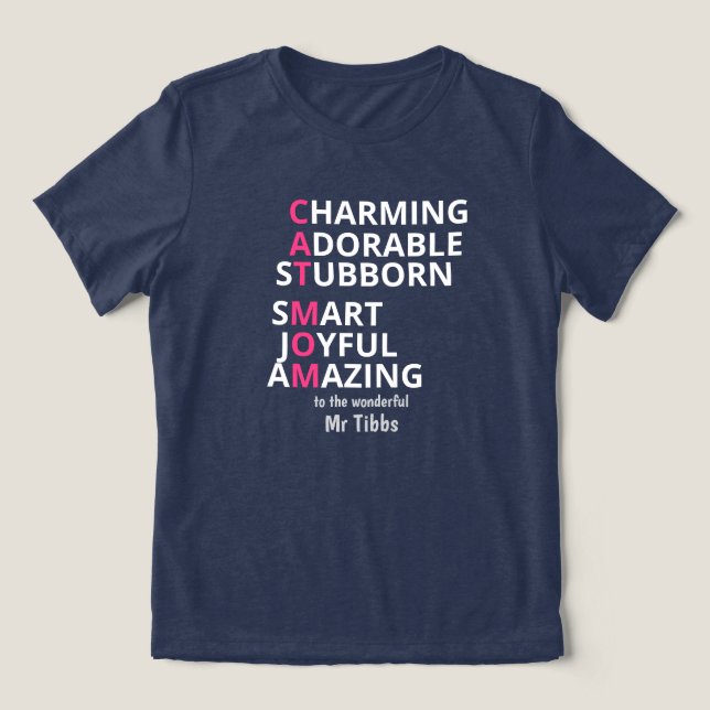 Camiseta Dono de Gato Engraçado Personalizado  (Design frontal)