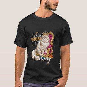 Camiseta Dono de Gato Persa NESTA CASA O GATO PERSA