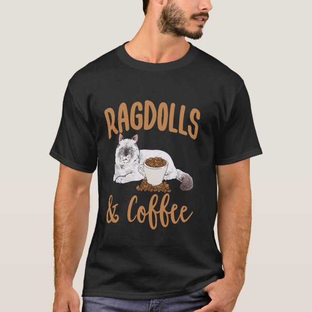 Camiseta Dono de Gato Ragdoll Café Ragdoll Cat (Frente)