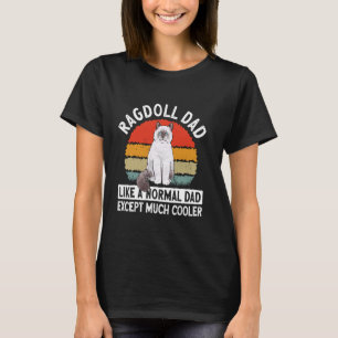 Camiseta Dono de Gato Ragdoll Pai Ragdoll