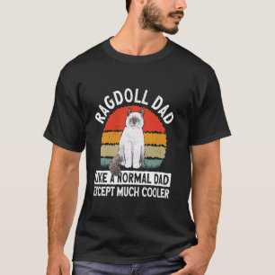 Camiseta Dono de Gato Ragdoll Pai Ragdoll