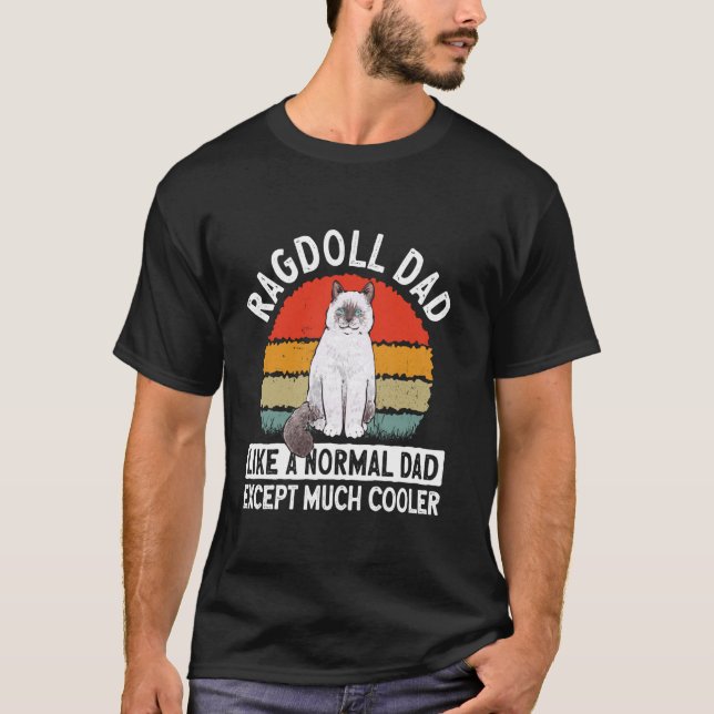 Camiseta Dono de Gato Ragdoll Pai Ragdoll (Frente)