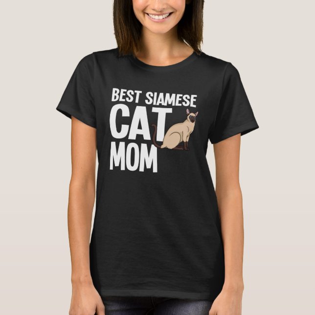 Camiseta Dono de Gato Siamês Filhote (Frente)