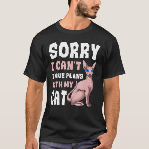 Camiseta Dono de Gato Sphynx Criador de Animais de Estimaçã