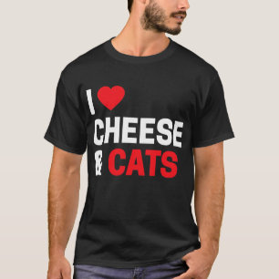 Camiseta Dono De Gatos É Engraçado Eu Adoro Queijo - Gato