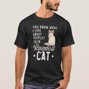 Camiseta Dono de Gatos Ragdoll Kitty Pata Amor Meow Gatinh