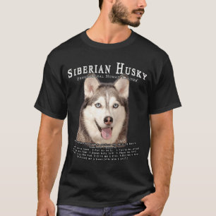 Camiseta Dono de Husky Siberiano  Treinador Humano