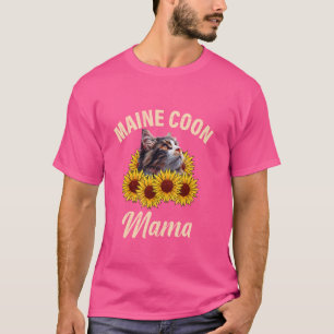 Camiseta Dono de Maine Coon MÃE DE MAINE COON Mamãe de Main