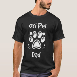Camiseta Dono de Ori Pei Chinês Shar Pei Pug Mix Dog