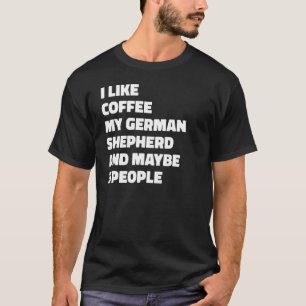 Camiseta Dono de Pastor Alemão Café Dito