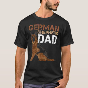 Camiseta Dono de Pastor Alemão Pai Pastor Cachorro Alemão  