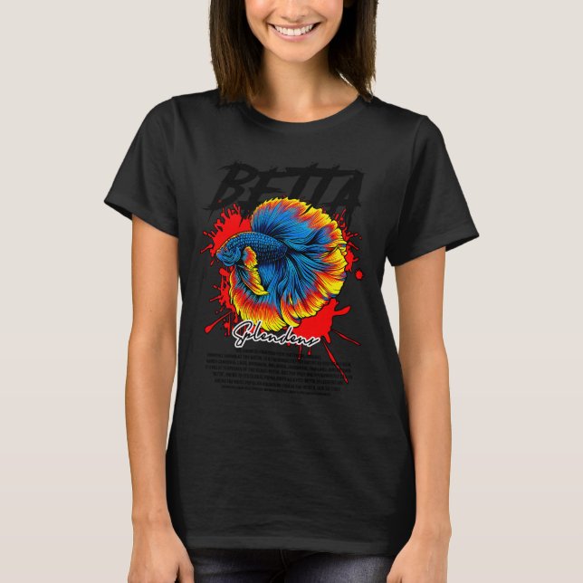 Camiseta Dono de Peixe Betta Moda Urbana Moderna (Frente)