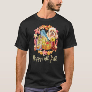 Camiseta Dono de Poodle Toy Poodle Cachorro Feliz Queda Tod