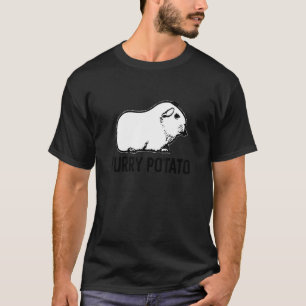 Camiseta Dono de Porquinho-da-índia Gráfico de Batata Pelud