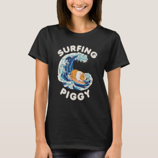 Camiseta Dono de Porquinho da Índia Gráfico de Porco Surfis