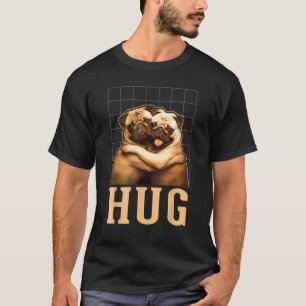 Camiseta Dono de Pugs Pug Hug