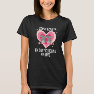 Camiseta Dono de Rato Rato Proprietário de Estimação Roedor