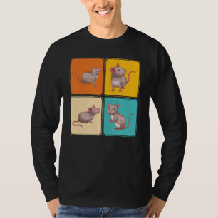 Camiseta Dono de Rato Roedor Animal de Estimação Pop Rato