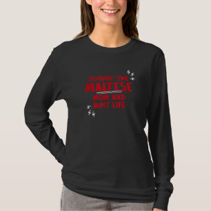 Camiseta Dono de um único cão da raça Maltês da Witty Pets