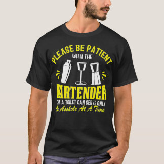 Camiseta Dono do Bar do barman Funny Bartending - Presente