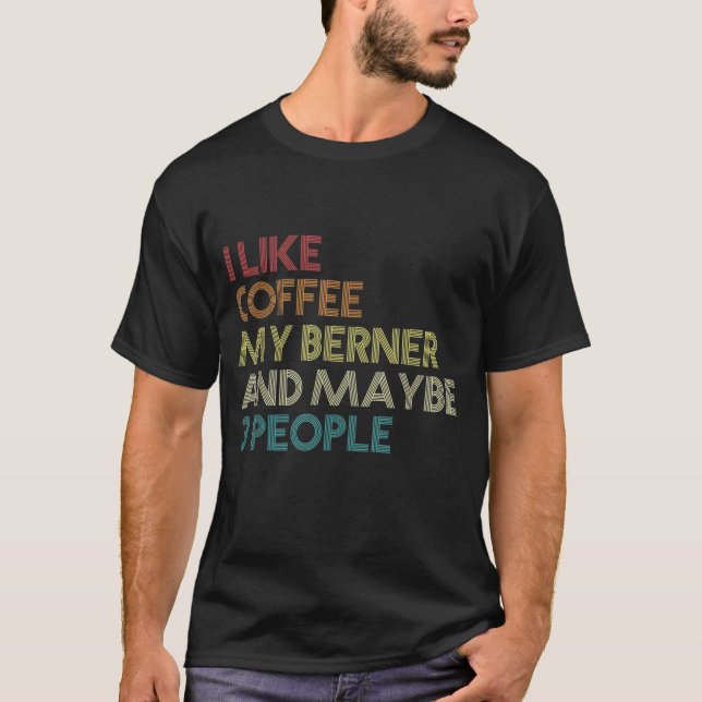 Camiseta Dono do Cachorro Bernese Coffee Passa Coffee Cofot (Frente)
