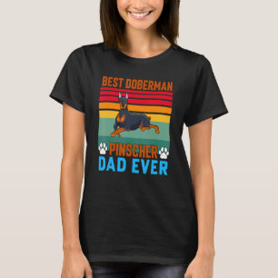 Camiseta Dono do Doberman Melhor Pai Doberman Pinscher Nunc