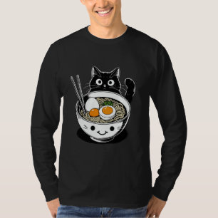 Camiseta Dono do Gato Ramen, Sopa de Macarrão Japonesa, Ama