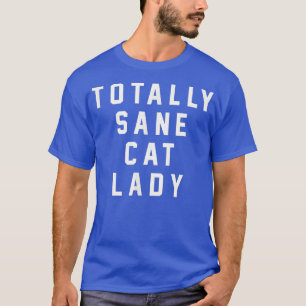 Camiseta Dono engraçado de gato completamente louco senhora