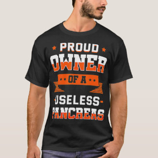 Camiseta Dono Orgulhoso De Um Presente De Diabetes Pâncreas
