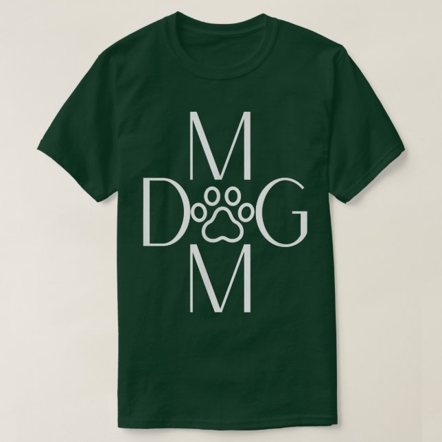 Camiseta Donos de Cachorros Doce Tee Dizendo Cachorro Mamãe (Frente do Design)