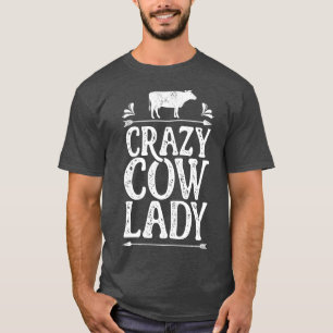Camiseta Donos de Fazendas para a fazenda da vaca louca Eng