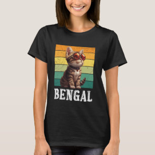 Camiseta Donos de Gato Bengal Amantes de Gato Bengal Gato B