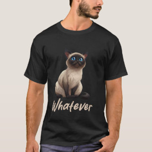 Camiseta Donos de Gato Siameses SEJA O QUE FOR Gatos Siames