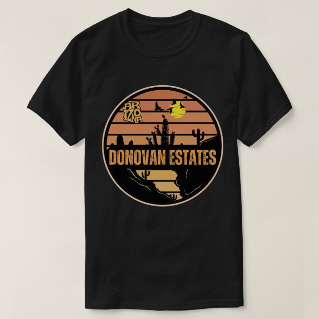 Camiseta Donovan Estates, Arizona (Frente do Design)