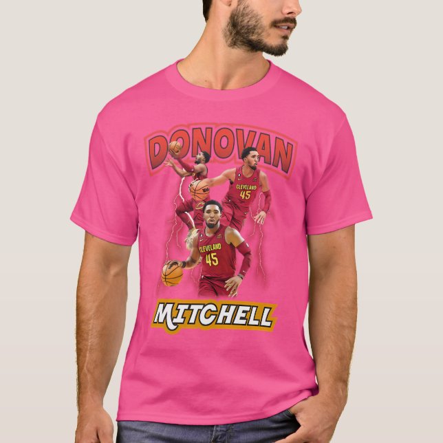 Camiseta Donovan Mitchell Vintage Style (Frente)
