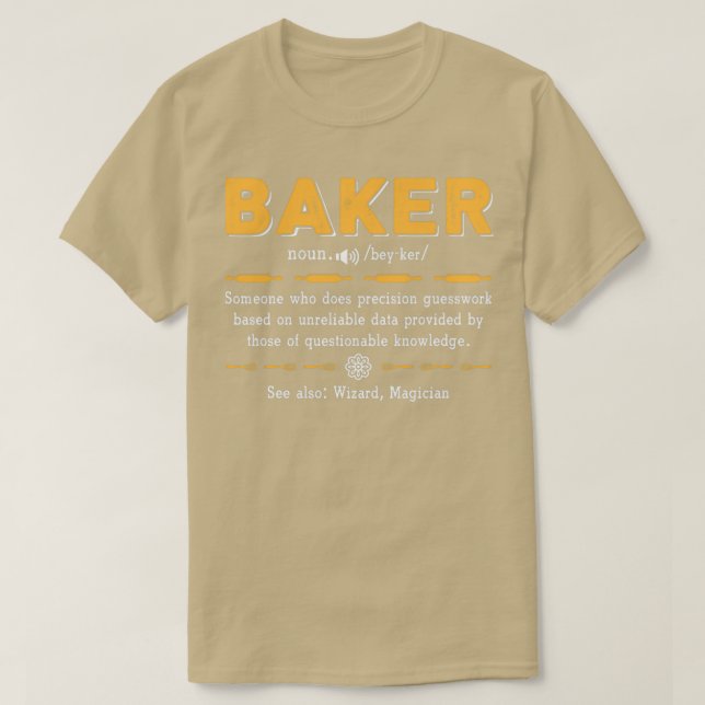 Camiseta Dons de Baker Perfeito Definição Engraçada De Baki (Frente do Design)