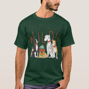 Camiseta Dons de motivação bravos e selvagens vivos coragem