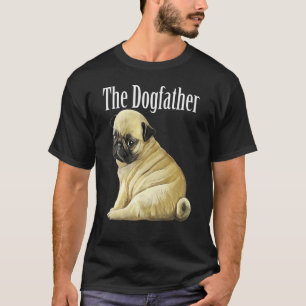 Camiseta Dons de Pai Pug para homens, Pais Pug, Pai Pug