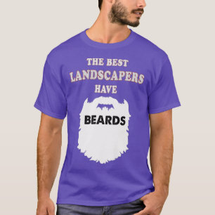 Camiseta Dons do Landscaper barba bigodes para homens