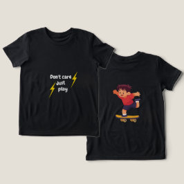 Camiseta Don't Care Just Play – Black Kids ShirtT-Shirt
