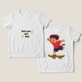 Camiseta Don't Care Just Play – Black Kids ShirtT-Shirt