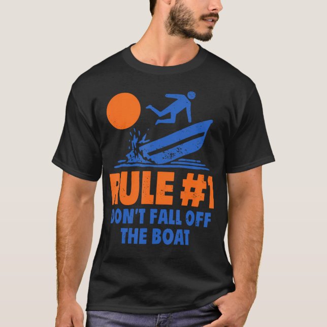 Camiseta Don'T Fall Off The Boat Unisex For Men'S Women (Frente)