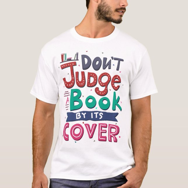 Camiseta Don't judge a book by its cover (Frente)