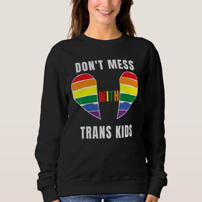 Camiseta Don't Mess With Trans Kids Texas Protect Trans Kid (Frente)